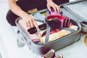 travel packing suitcase CBD